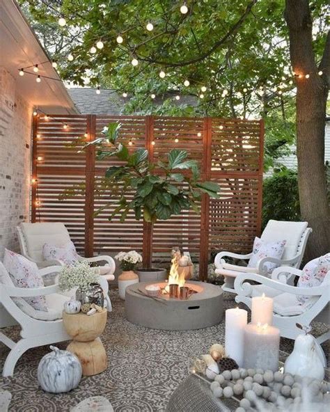 Small Outdoor Living Space