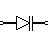 Símbolos de diodo símbolos esquemáticos