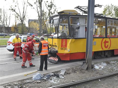 Wypadek Tramwajowy Przy Ul Elekcyjnej W Warszawie Super Express