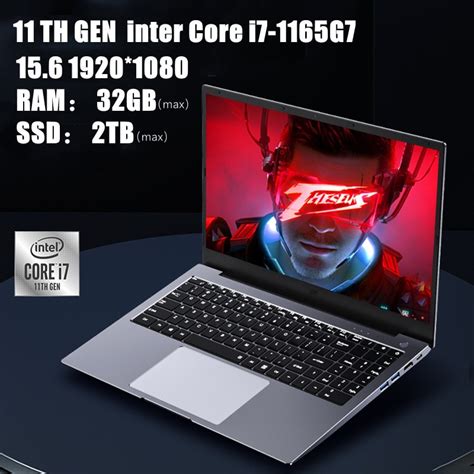 New In 2021 15.6 Inch Gaming Laptop Intel I7 1165g7 I5 1135g7 Windows ...