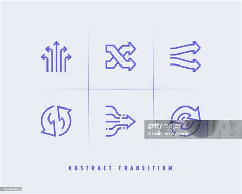 abstract transition icons high res vector graphic getty images