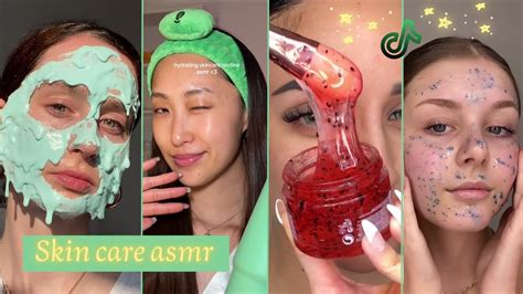 Skin Care Routine Asmr Tiktok Compilation🌹 Youtube