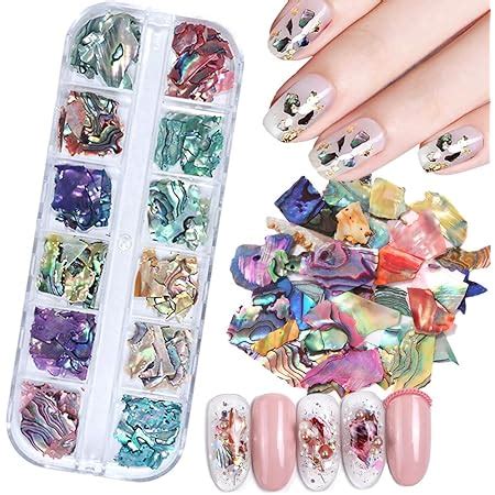 Amazon Irregular Abalone Seashell Slices D Nail Art Shell Piece