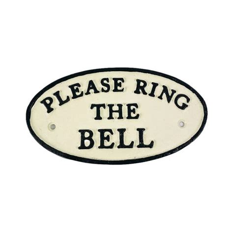 Please Ring The Bell Sign Forge And Foundry