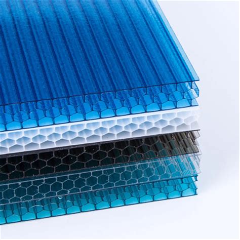 Polycarbonate Honeycomb Sheet For Coveringskylight Systemhoneycomb