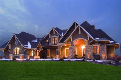 Craftsman Style House Plan 5 Beds 4 Baths 5077 Sq Ft Plan 56 592