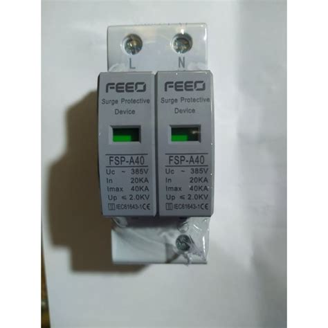 2p AC SPD 20 40Ka Surge Protective Device FEEO Brand Lazada PH