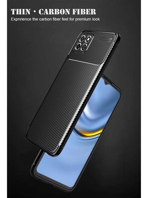 Funda Tpu Slim Acabado Tipo Fibra De Carbono Huawei Nova Y60 Meses