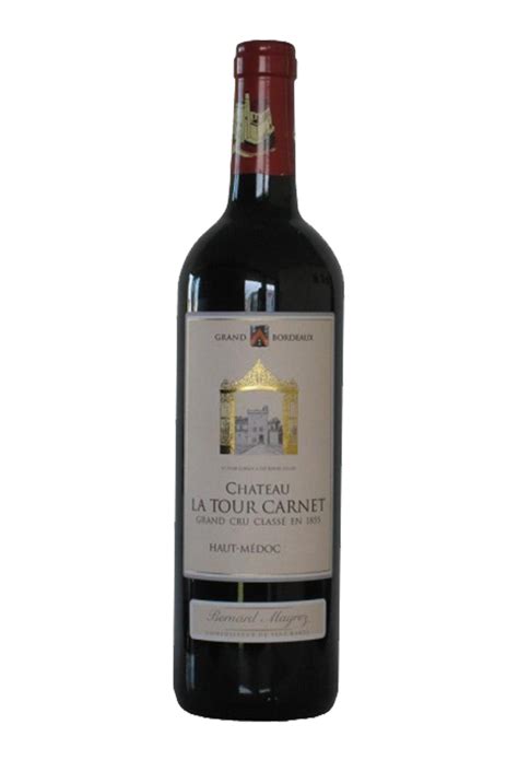 Vin rouge Haut Médoc Grand cru classé du Château La Tour Carnet