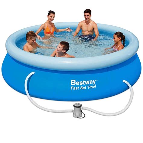 Bestway Piscina Fast Set Suelo Blue Disfraces Originales Y Divertidos