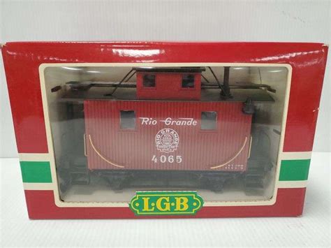 Lgb Lehmann Gross Bahn Rio Grande Wood Sided Caboose Nos Bid