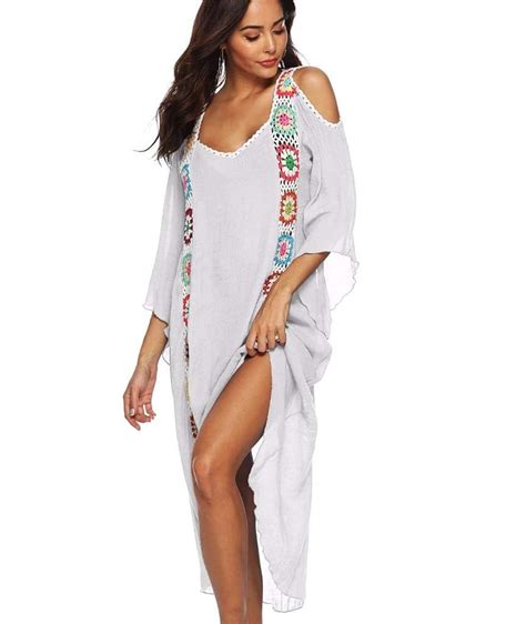 Deportes acuáticos Bwiv Camisolas para Mujer Vestidos de Playa Mujer Bikini Cover Up Suelto