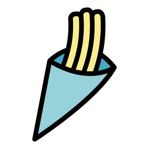 Churro Cafe Icon Vector Flat Vector Art At Vecteezy