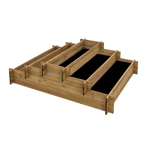 Tiered Five Section Raised Bed Tdi Brands Tierra