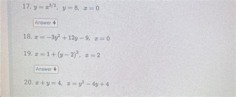 Solved 15 16 17 18 19 And 20 Use The Method Of