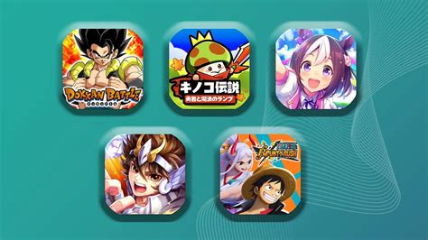 『ドラゴンボールz ドッカンバトル』モバイルゲーム収益成長量トップに。『キノコ伝説』は1ヶ月で約74億円の売上を記録して2位にランクイン