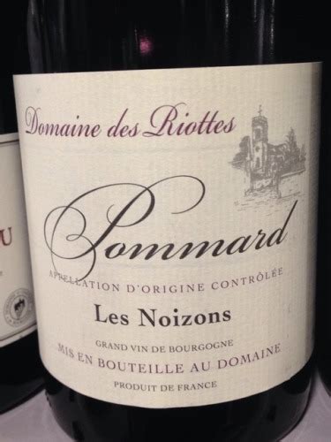 Domaine Des Riottes Pommard Les Noizons Vivino France