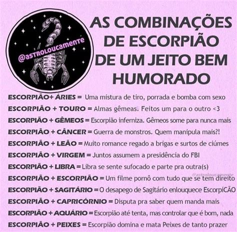 Pin de Deolinda Pereira em signos 1 Escorpião signo Horóscopo de