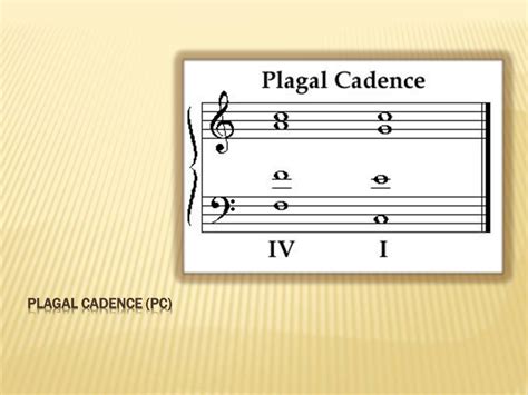 Plagal Cadence : Study Cadences : Perfect, imperfect, plagal, deceptive ...