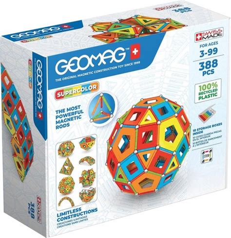 Geomag Super Color Recycled Masterbox Pcs Speelgoed