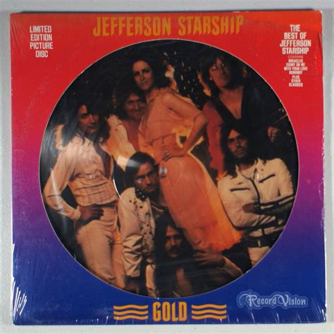 Jefferson Starship Gold Picture Disc 1979 Sealed Vinyl Etsy