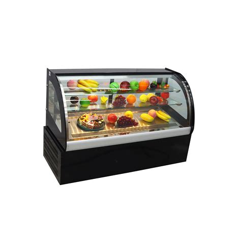 Intsupermai Glass Bakery Display Case Countertop Refrigerated Cake