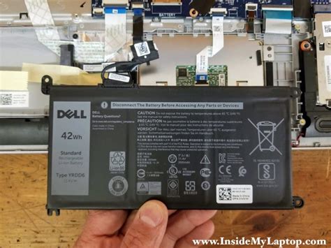 Taking apart Dell Inspiron 15 5593 model P90F – Inside my laptop