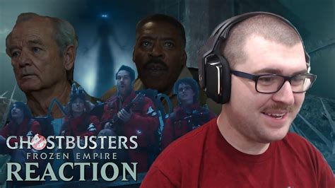 EBA Reacts Ghostbusters Frozen Empire Official Teaser Trailer