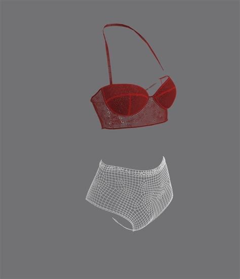 Bikini Vintage 3D Model CGTrader