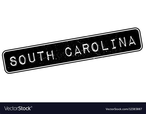 South Carolina Rubber Stamp Royalty Free Vector Image