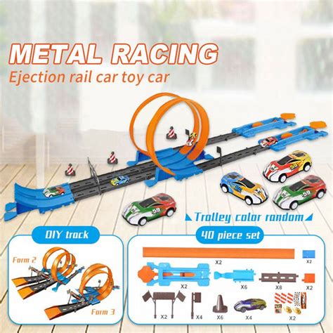 Hot Wheels катапульта трек автомобиль детские гоночные игрушки мальчики трек игрушки набор