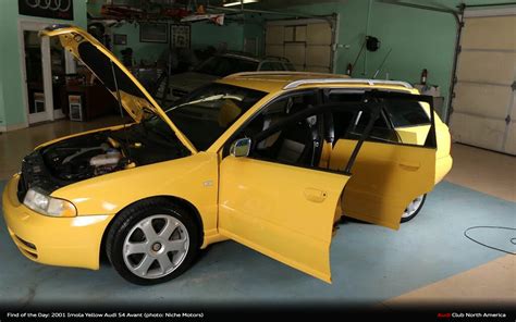 Find Of The Day 2001 Imola Yellow Audi S4 Avant Audi Club North America