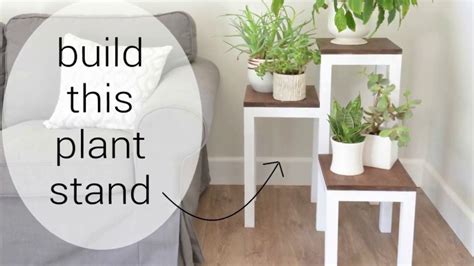 Diy Modern Wooden Plant Stand For Indoors With Blogger Kate Riley Youtube