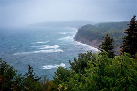 Cliffs of Nova Scotia, Canada. Atlantic Ocean, Rocks Stock Image ...