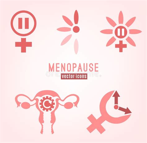 Icono Del Vector De La Menopausia Ilustraci N Del Vector Ilustraci N