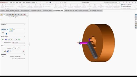 Tutorial Pembuatan SOLID CAM Aplied CNC Benda Kerja Shaft Mini Plane