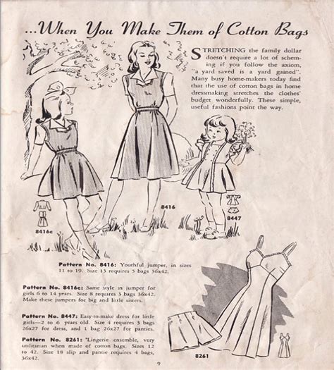 Great Depression Era Flour Feed Sacks Dresses History The Homestead