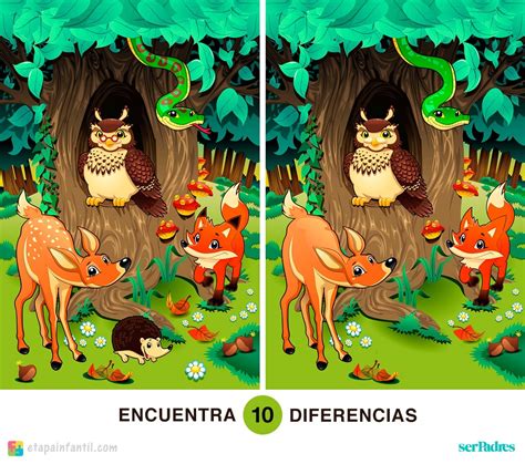 Juego Encontrar Las Diferencias Estimula La Mente De Tus Hijos