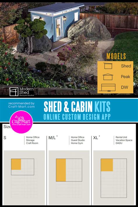 Affordable Prefab Shed Kits & DIY Shed Plans for Your Backyard - Craft-Mart