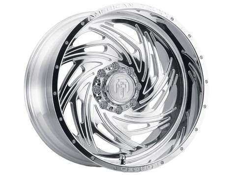 American Truxx Forged Polished Atf Twisted Wheel Atf P