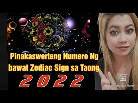 Pinakaswerteng Numero Ng Bawat Zodiac Sign Sa Taong Senyales Na