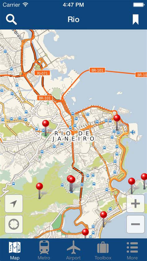 iPhone Giveaway of the Day - Rio De Janeiro Offline Map - City Metro ...