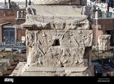 Pedestal Of Trajans Column Latin Columna Traiani Is A Roman