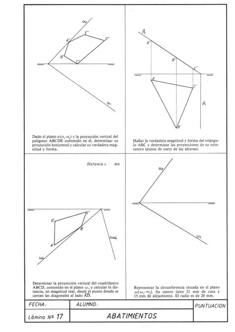 Abatimientos Y Donostiarra Dibujo T Cnico Ii Orientaci N En