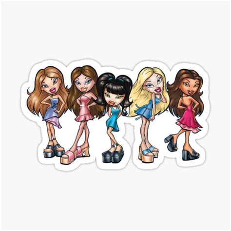 Bratz Doll Sticker Sticker By Diorbrat Cartoon Stickers Bratz Doll