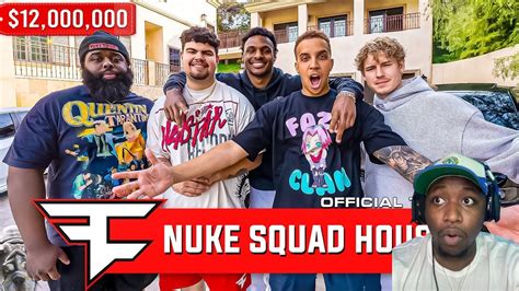 Welcome To The NEW FaZe Nuke Squad House YouTube