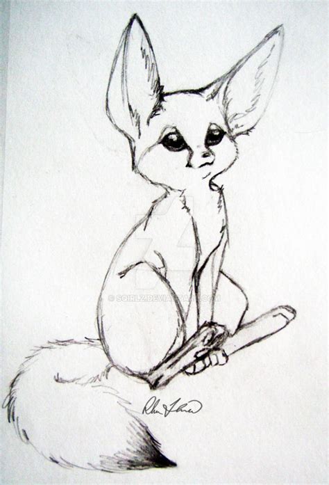 Fennec Fox Doodle By Sqirlz On Deviantart