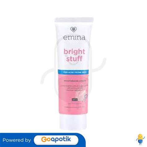 EMINA BRIGHT STUFF FOR ACNE PRONE SKIN MOISTURIZING CREAM 20 ML TUBE