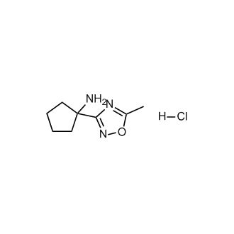 1172773 23 7 1 5 Methyl 1 2 4 Oxadiazol 3 Yl Cyclopentan 1 Amine