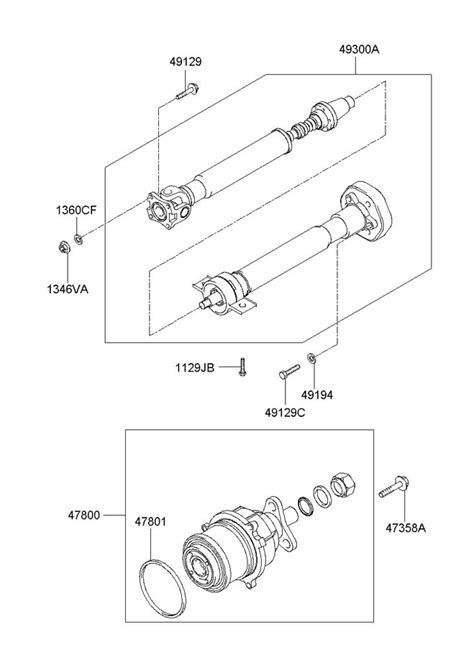 4780039000 Hyundai Coupling Assembly 4WD Viscous Coupler Sportage